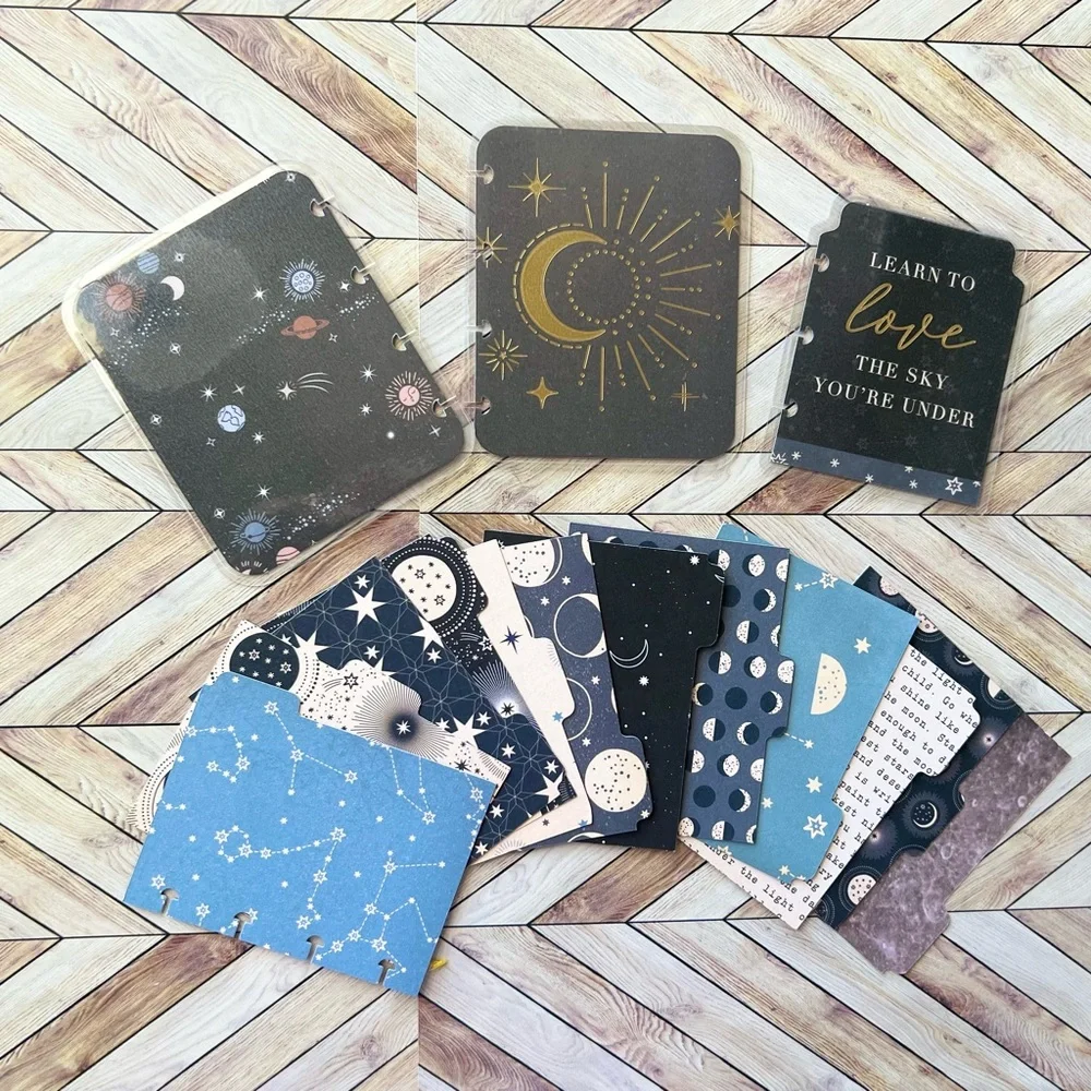 Happy planner micro notes 12 months undated Moon phase love the sky you’re under